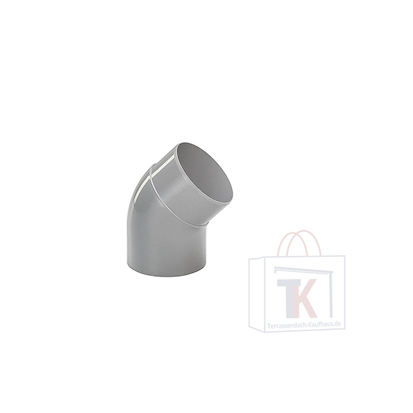 Fallrohrwinkelstück DN 75, PVC