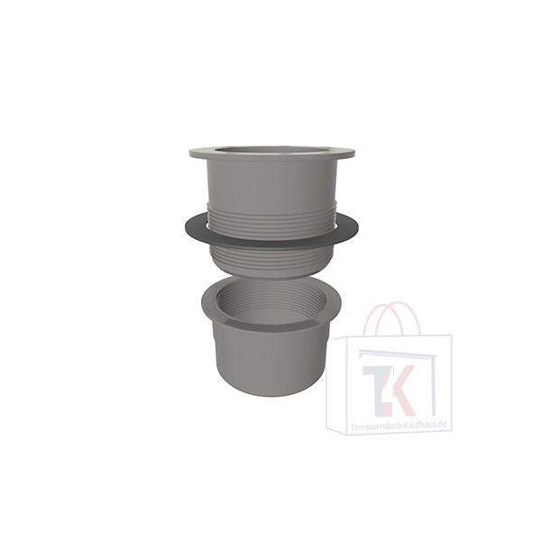 Fallrohrverschraubung PVC